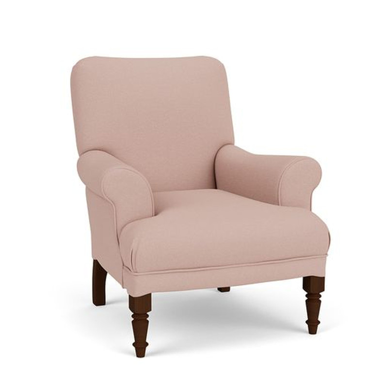 The Tidworth Chair in Stain Resistant Recycled Cotton Rose Quartz, £1450